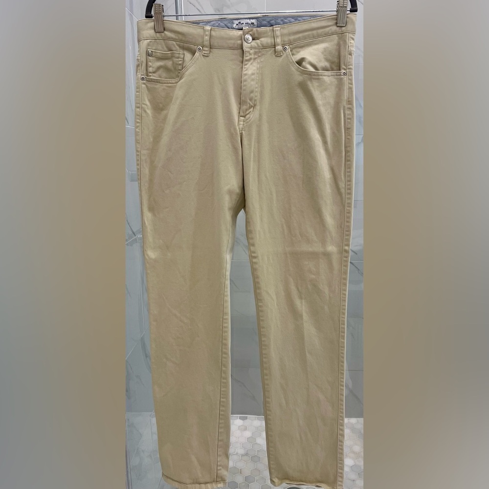 Men's Tan Peter Millar Pants